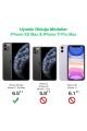 iPhone 11 Pro Max ile Uyumlu 6D Tam Kaplayan 9H Temperli ESD Anti-Statik HD+ Cam Ekran Koruyucu
