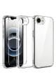 1C1K iPhone 16e (2025) Uyumlu 1 Kamera Korumalı Şeffaf Silikon Kılıf + 1 Temperli Cam Ekran Koruyucu