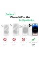 1M1C iPhone 14 Pro Max Uyumlu 1 Magsafe Kılıf & 1 Temperli 9H Cam Ekran Koruyucu