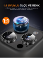 (PREMIUM LENS) 16 Pro Max / 16 Pro Siyah Titanyum Uyumlu Kolay Kurulum Aparatlı Premium Lens Koruyucu
